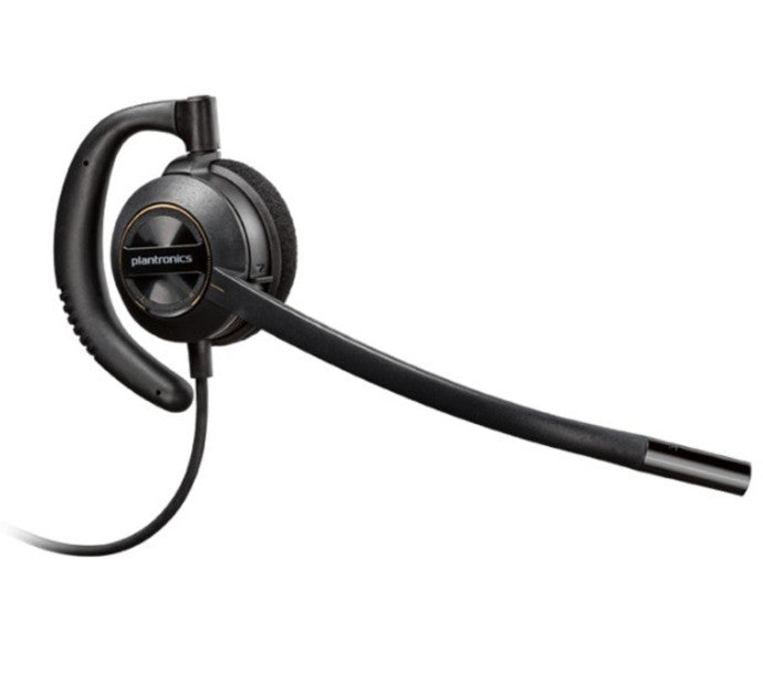 HP Poly EncorePro 530D with Quick Disconnect Discreet Digital Headset TAA Avec fil Crochets auriculaires Appels/Musique Noir