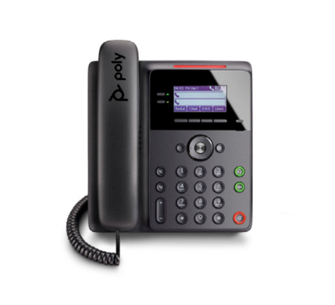 HP Poly Edge B20 IP Phone and PoE-enabled téléphone fixe Noir 2 lignes LCD