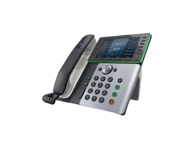 POLY EDGE E550 téléphone IP PoE USB-C-WiFi BT 12 lignes SIP