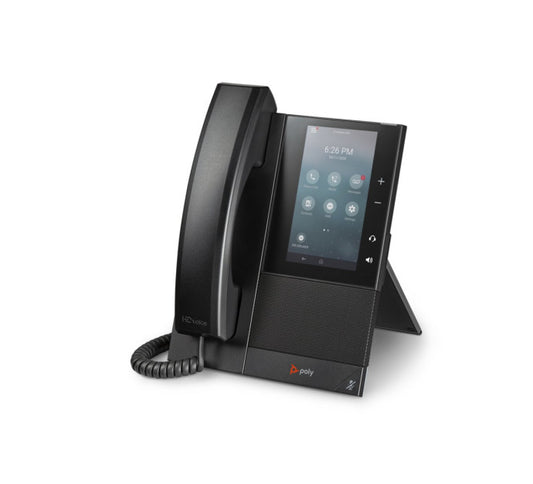 POLY CCX 505 téléphone tactile WiFi IP OpenSIP avec combiné