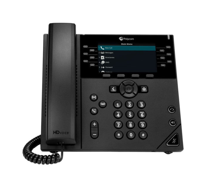 HP Poly OBi VVX 450 12-Line IP Phone and PoE-enabled téléphone fixe Noir LED