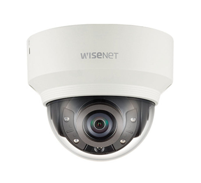 WISENET X SERIES NETWORK IR30 DOME CAMERA 5MP 4.3MM