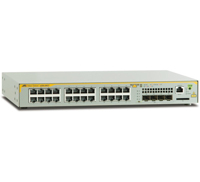 ALLIED TELESIS L2+ managed switch, 24 x 10/100/1000Mbps, 4 x SF/ AT-X230-28GT-50