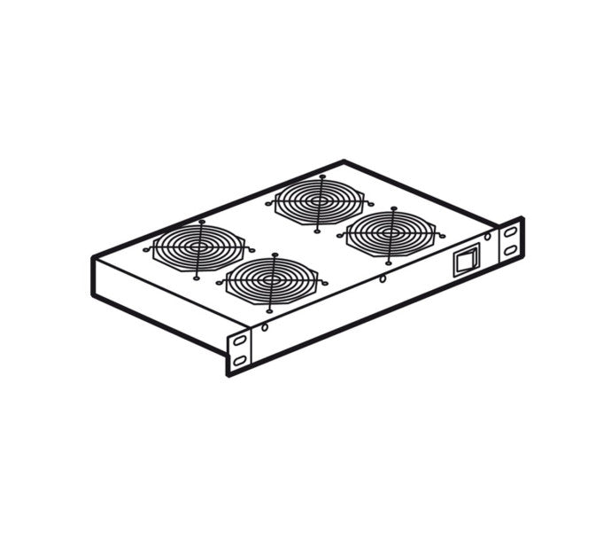 LEGRAND Tiroir 2 ventilateurs 230V~ 1U prof 150 - gestion thermique baies LCS³ 1