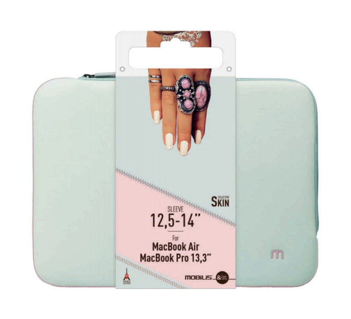 MOBILIS Housse d ordinateur portable Skin 12.5-14   -  Gris et rose