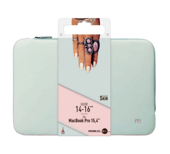 MOBILIS Housse d ordinateur portable Skin 14-16   -  Gris et rose