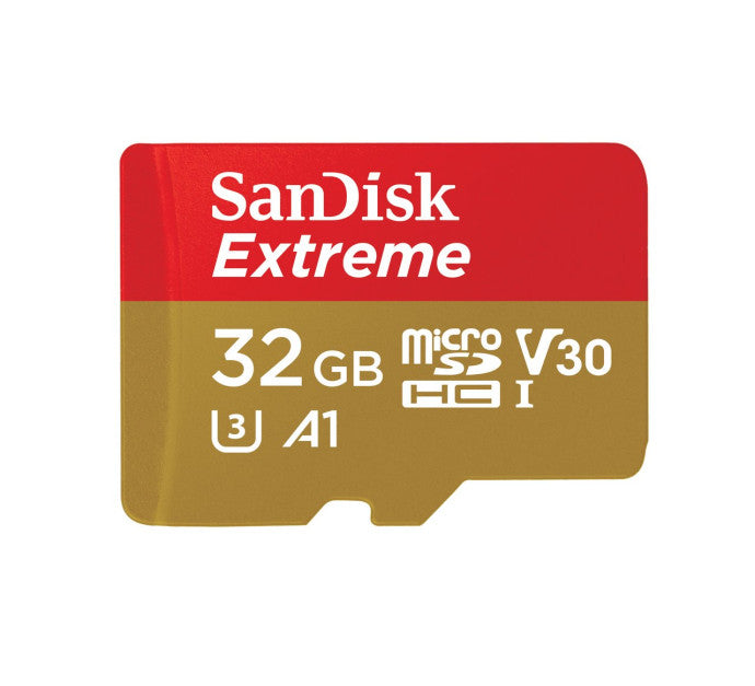 SanDisk Extreme - carte mémoire flash - 32 Go - microSDHC UHS-I