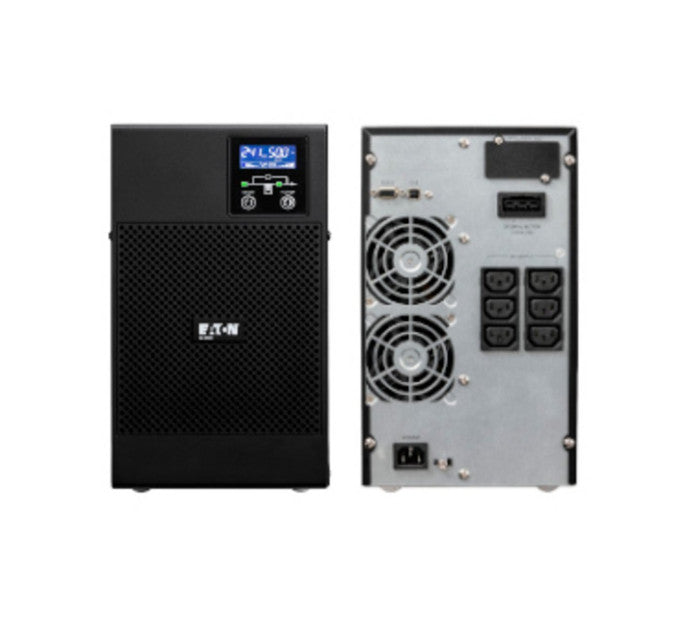 EATON Onduleur 9E Tour - 1600W - 1ph - On-line - 2000VA - Sortie 6 (C13) - Noir