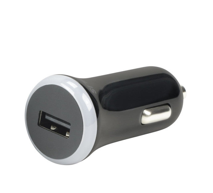 MOBILIS Adaptateur d alimentation pour voiture - USB-A - 2.1 - Noir