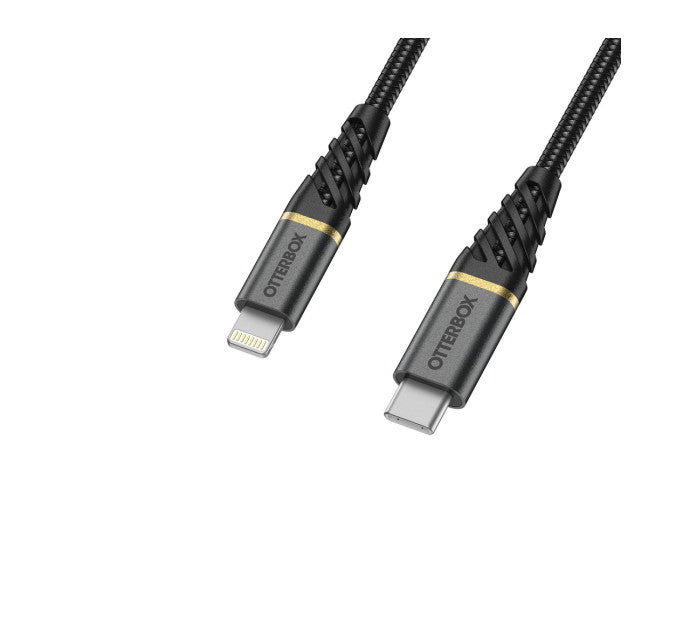 Premium Cable USB C-Lightning 1M Black