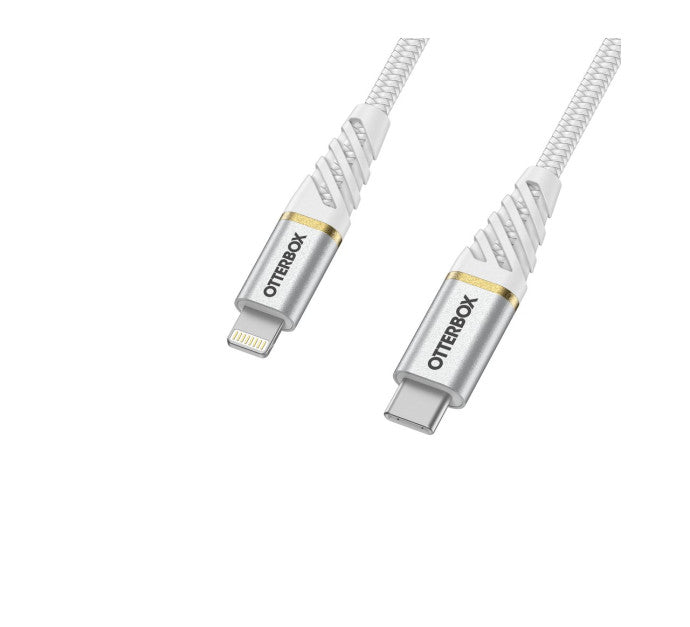Premium Cable USB C-Lightning 1M White