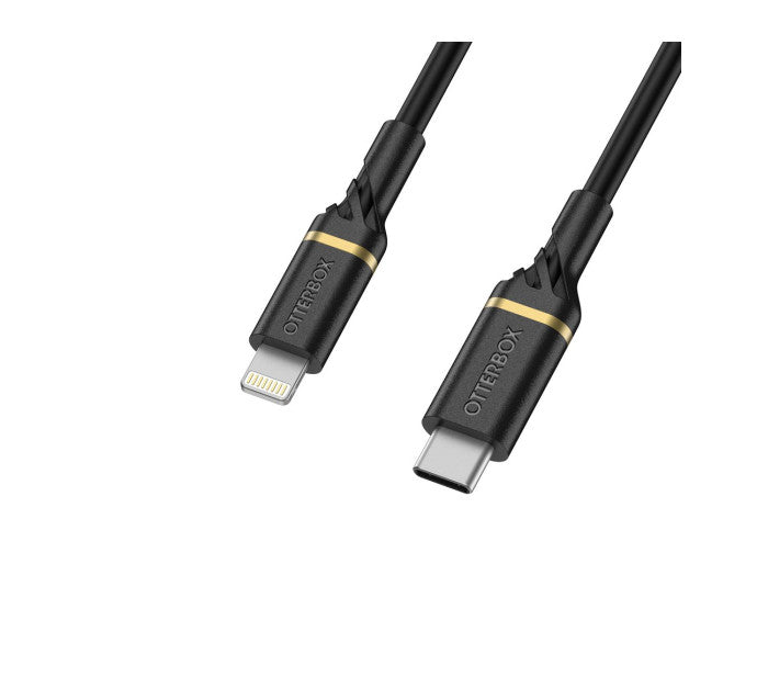 Cable USB C-Lightning 2M Black
