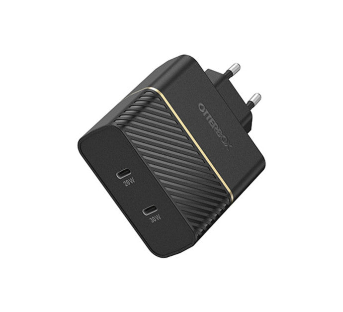 EU Plug 50W-1XUSB-C30W+1X USB-C20WUSB-PD