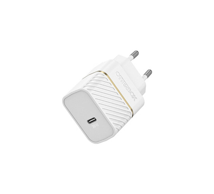 EU Plug 30W GaN - 1X USB-C 30WUSB-PD WHT