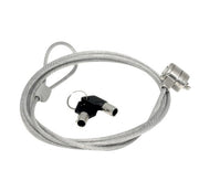 MOBILIS Câble de sécurité à clé - 1.8 m - Gris