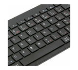 TARGUS Clavier Bluetooth Compact antimicrobien Multi-Device AZERTY Belge  - Noir