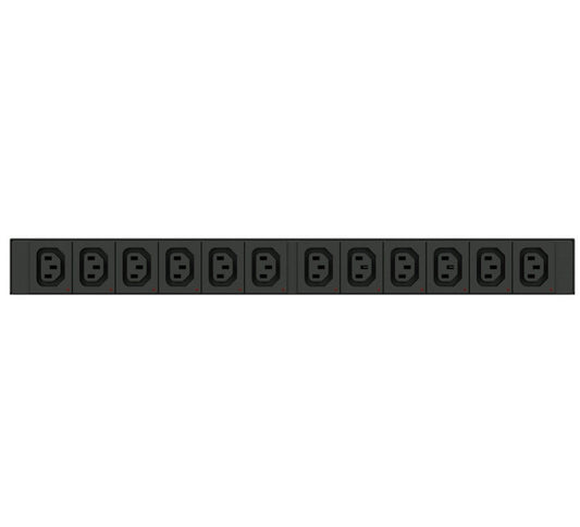 PDU IP 1U 16A 12 p. 12x C13 IEC309 switch+mesure