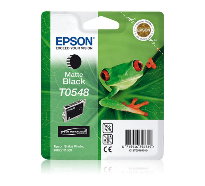 Cartouche EPSON C13T05484010 Sér. GRENOUILLE-Noir Mat Pigme.