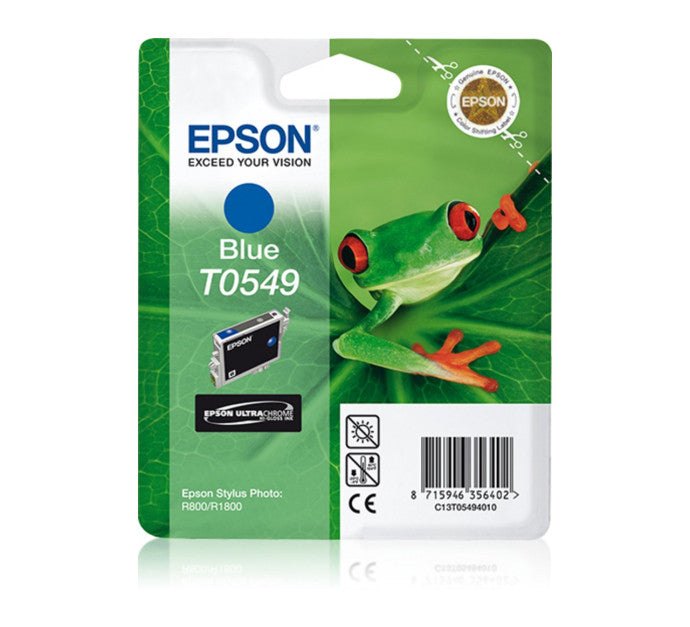 Cartouche EPSON C13T05484010 Sér. GRENOUILLE-Bleu Pigmenté