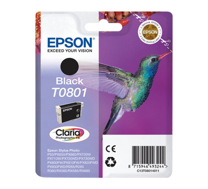 Ink/T0801 Hummingbird 7.4ml BK