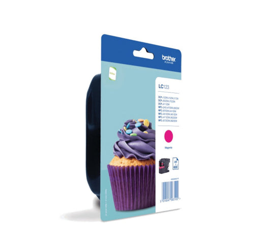 Cartouche BROTHER LC123M - Magenta