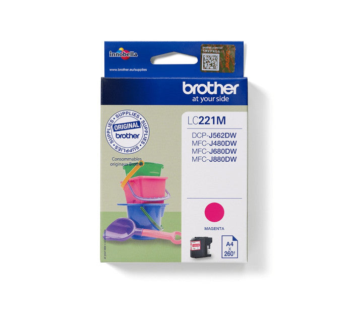 Cartouche BROTHER LC221M - Magenta