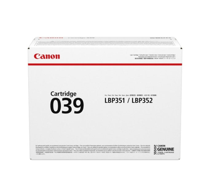 Toner/039 LBP Cartridge BK