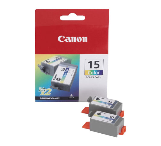 Pack de 2 cartouche CANON 8191A002 BCI-15 - 3 couleurs