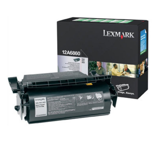 Toner LEXMARK 12A6860 T62X - Noir