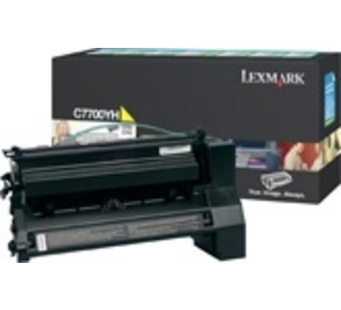 Toner LEXMARK C7700YH C770, C772 - Yellow