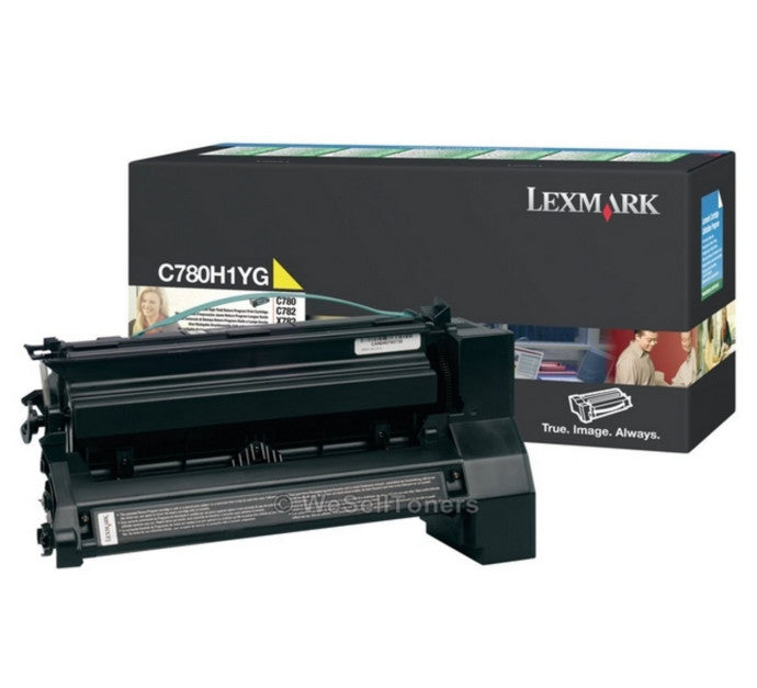 Toner LEXMARK C780H1YG C782, X782e - Yellow