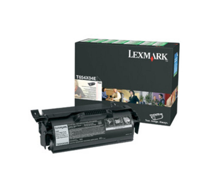 Toner LEXMARK T654X04E T654 - Noir