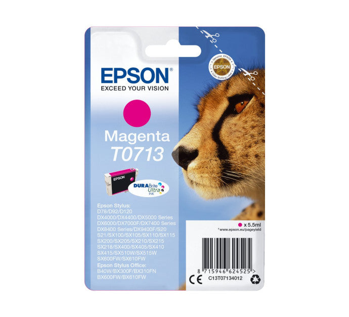 Cartouche EPSON C13T07134012 T0713 - Magenta