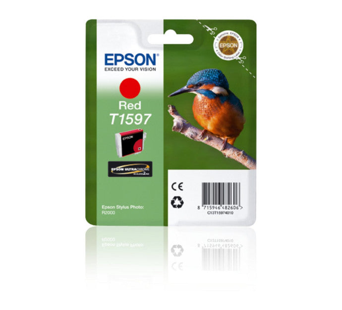 Cartouche EPSON C13T15974010 T1597 - Rouge