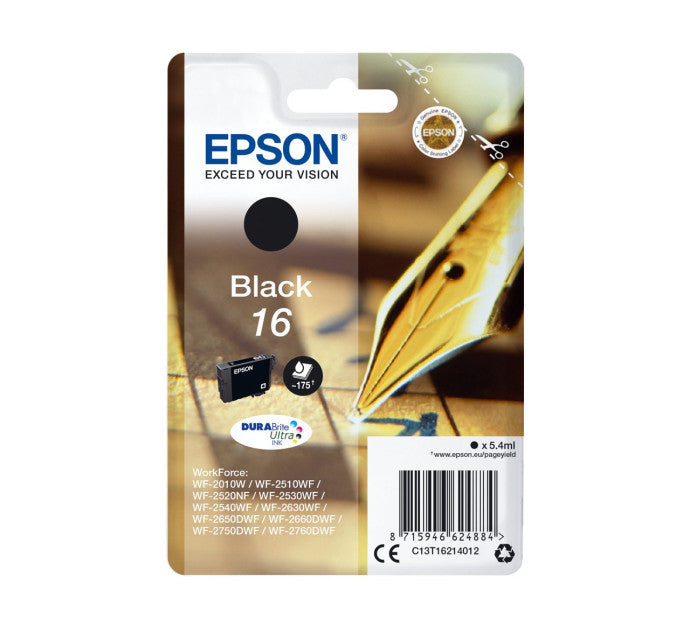 Cartouche EPSON C13T16214012 - Noir