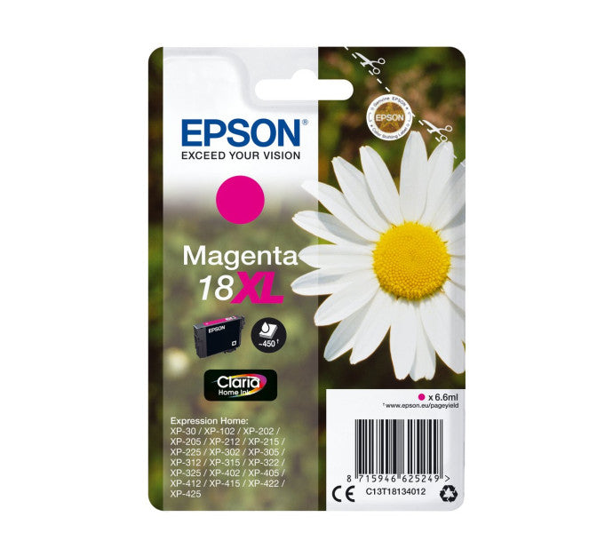 Cartouche EPSON C13T18134012 18XL - Magenta