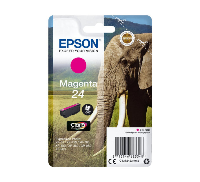 Cartouche EPSON C13T24234012 24 - Magenta