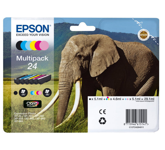 Cartouche EPSON C13T24284011 24 - 5 couleurs