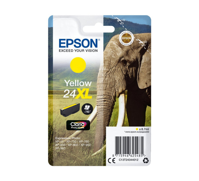 Cartouche EPSON C13T24344012 24XL - Yellow