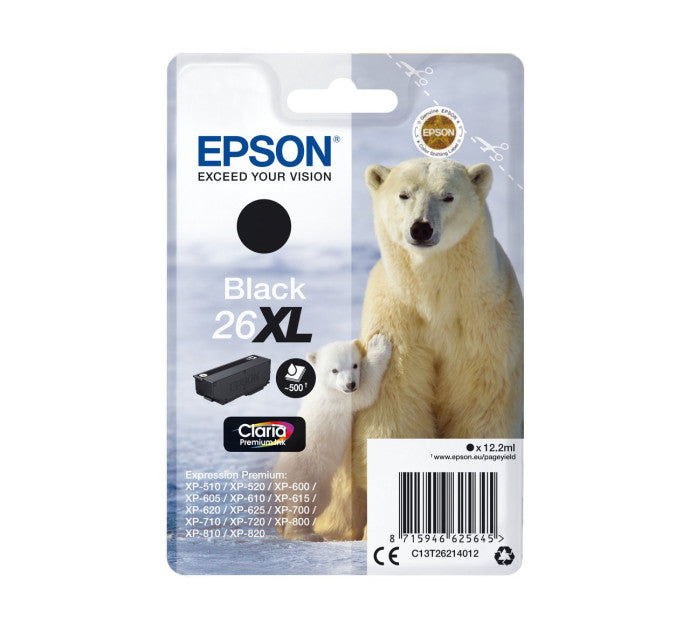 Ink/26XL Polar Bear 12.2ml BK