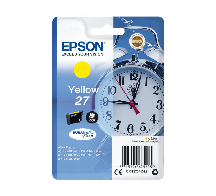 Cartouche EPSON C13T27044012 27  - Yellow