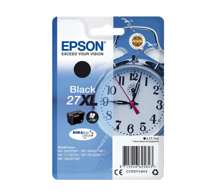Ink/27XL Alarm Clock 17.7ml BK