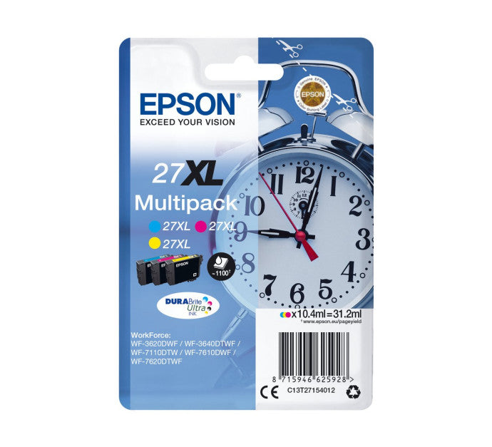 Cartouche EPSON C13T27154012 27XL - 3 couleurs