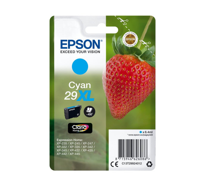 Cartouche EPSON C13T29924012 - Cyan