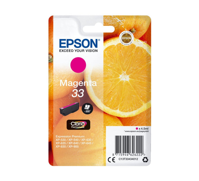 Cartouche EPSON C13T33434012 - Magenta