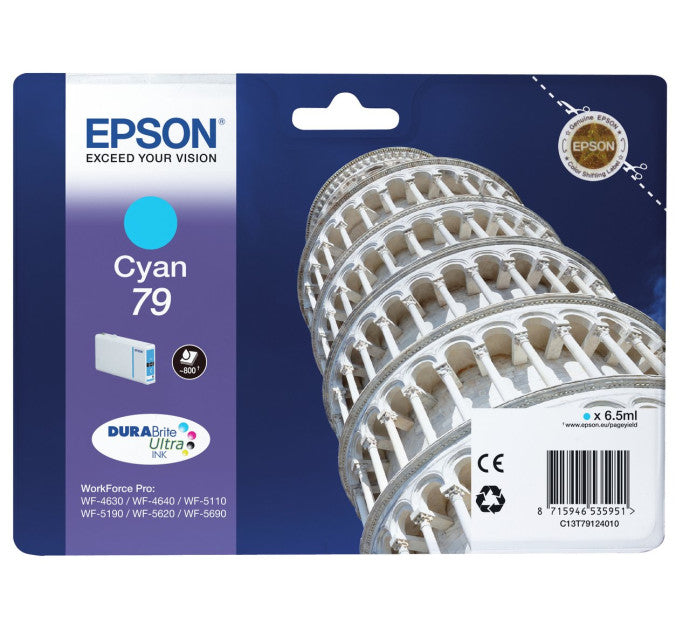 Cartouche EPSON C13T79124010 79 DURABrite - Cyan