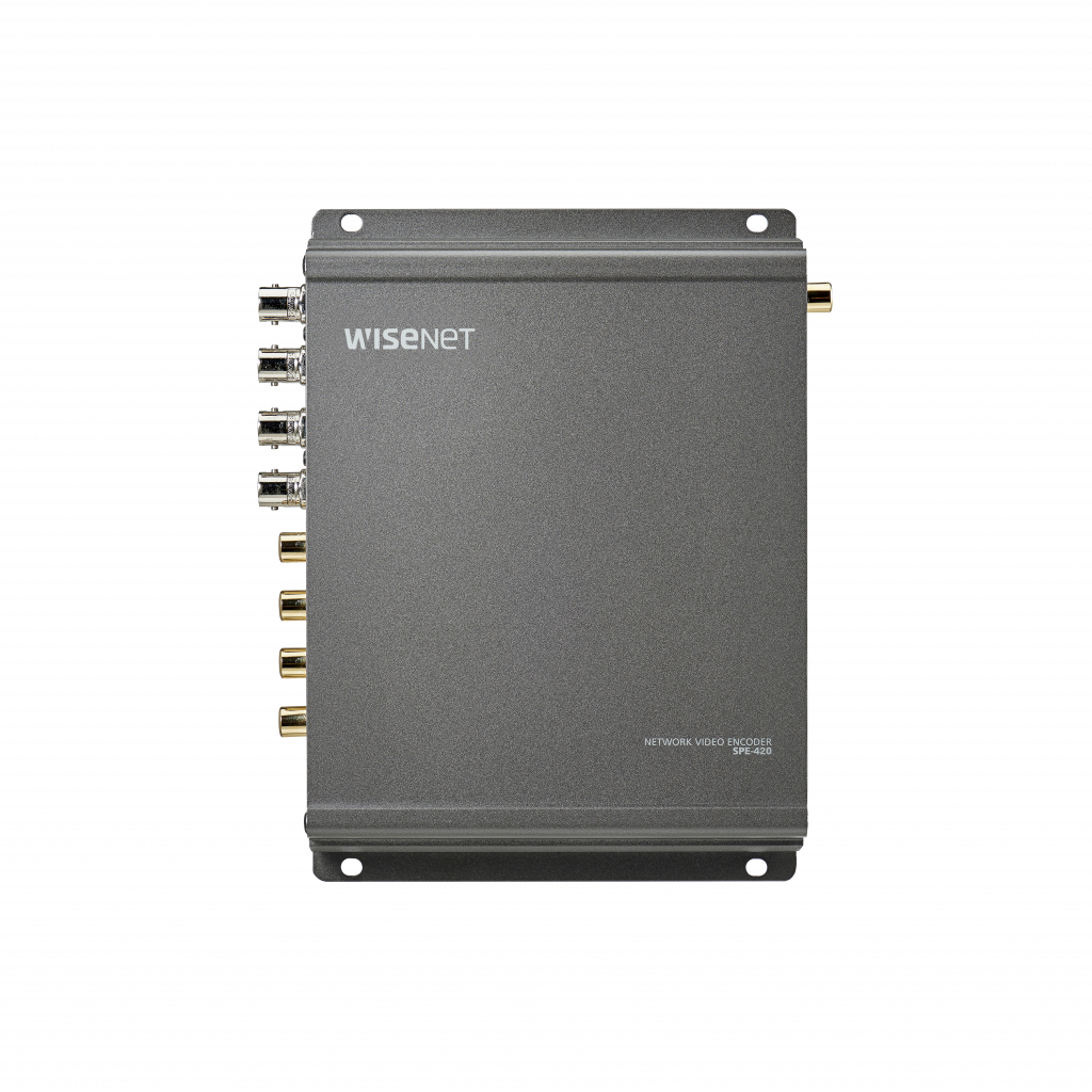 Hanwha 4CH Video Encoder serveur vidéo 2560 x 1920 pixels 30 ips