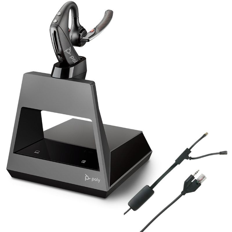 POLY Voyager 5200 Office Oreillette std Base TEL/GSM