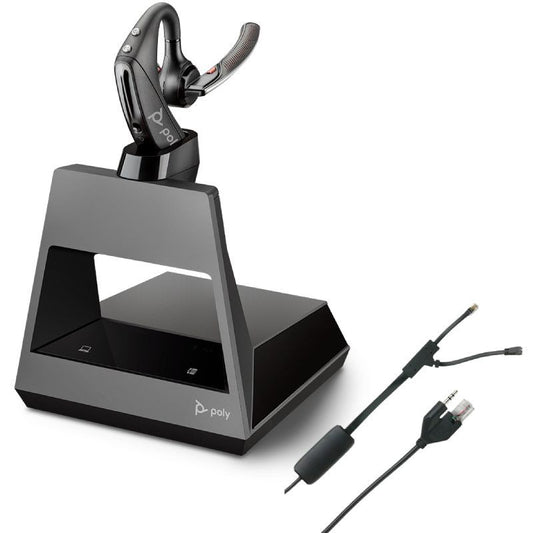 POLY Voyager 5200 Office Oreillette std Base TEL/GSM