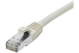 Cordon RJ45 catégorie 6A F/UTP LSOH snagless gris - 0,3 m